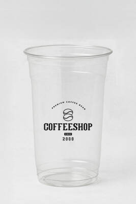 20 oz 600 cc Baskılı Pet Bardak (12 gr) - 