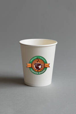 7 oz Baskılı Karton Bardak - 